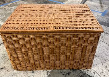 Wicker Storage Trunk