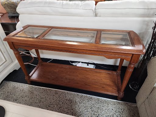 Sofa Table Dark Wood