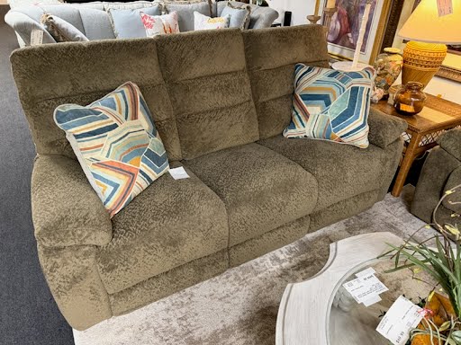 79W" Manual Double Recliner Sofa - Mocha