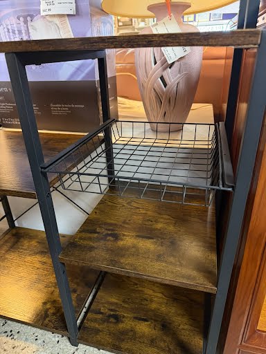 Microwave Stand With Baker's Rack