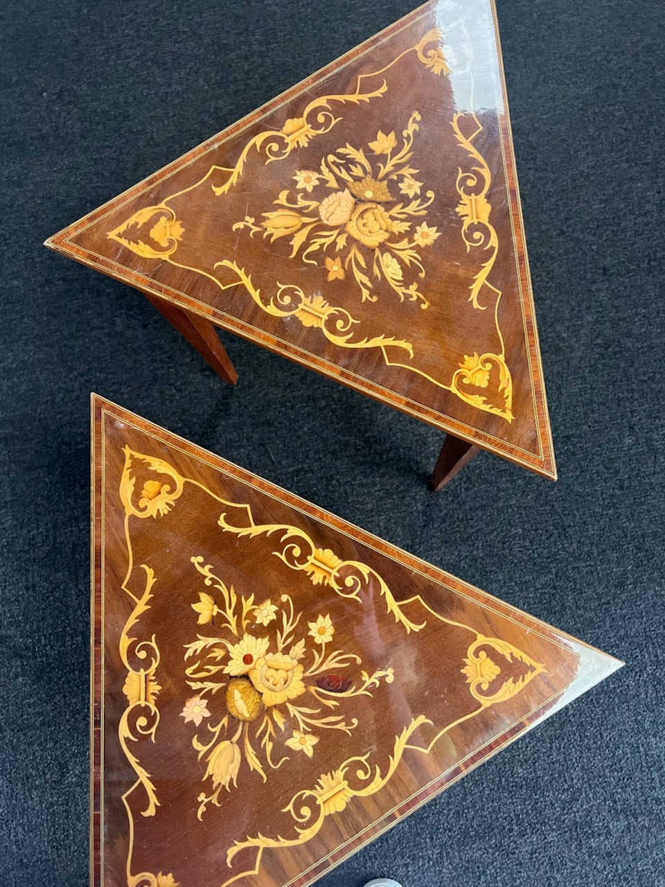 SET OF 2-  Vintage End Table's