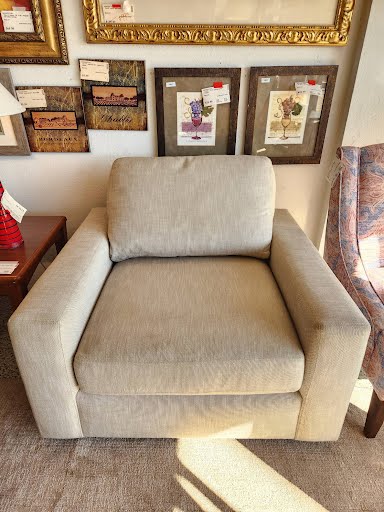 RESTORATION HARDWARE "Maxwell" Swivel Chair Arm Chair