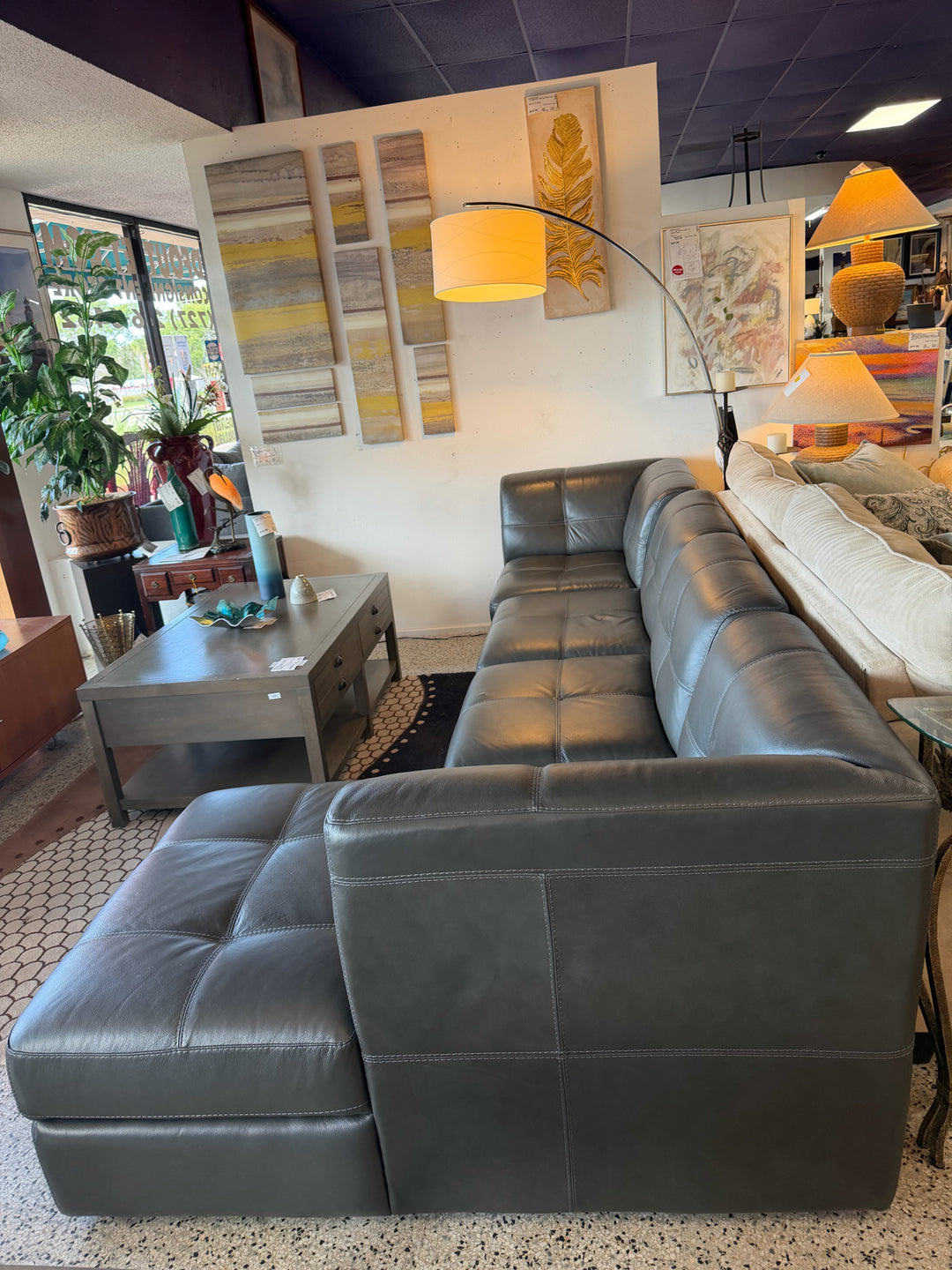 Chateau d'ax 4 Piece Grey Sectional