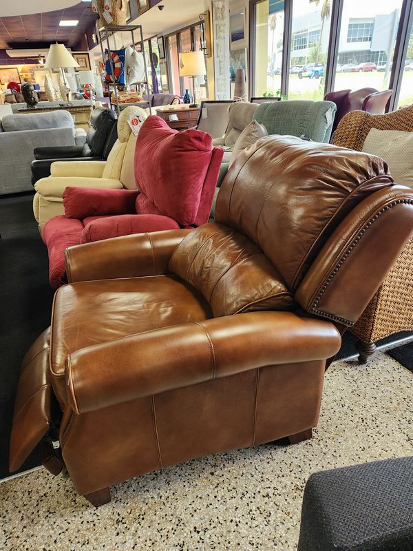 Push back Recliner Chair (brown)