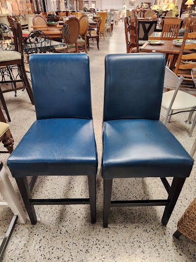 SET OF 2 | Teal Counter Stool