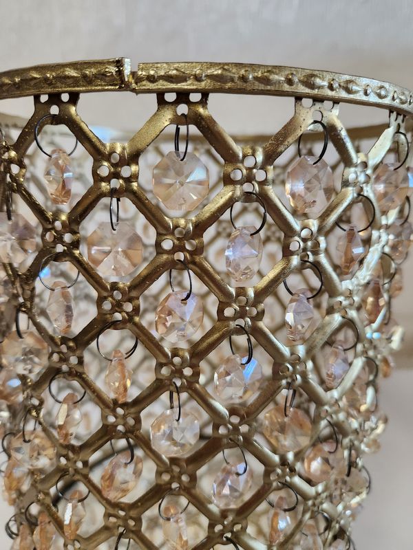 Gold/Champagne Candleholder