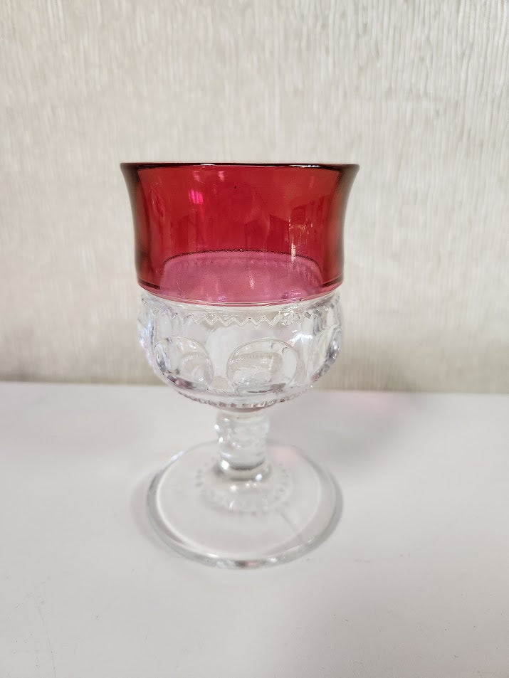 Cranberry Flash Goblets China