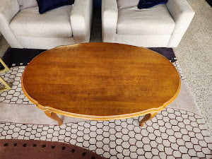 Ethan Allen oval Coffee Table