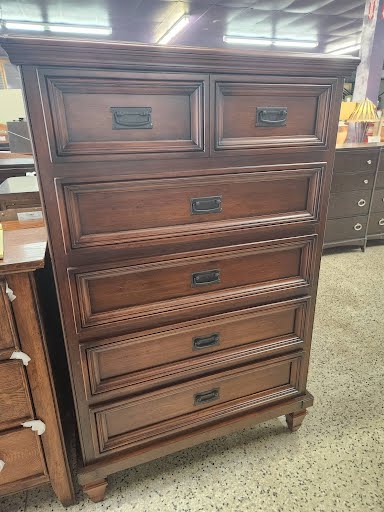 Rotta Dark Wood High Chest