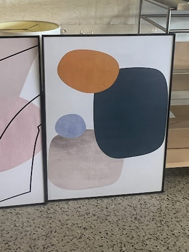3 Piece Contemporary Framed Canvas Wall Art
