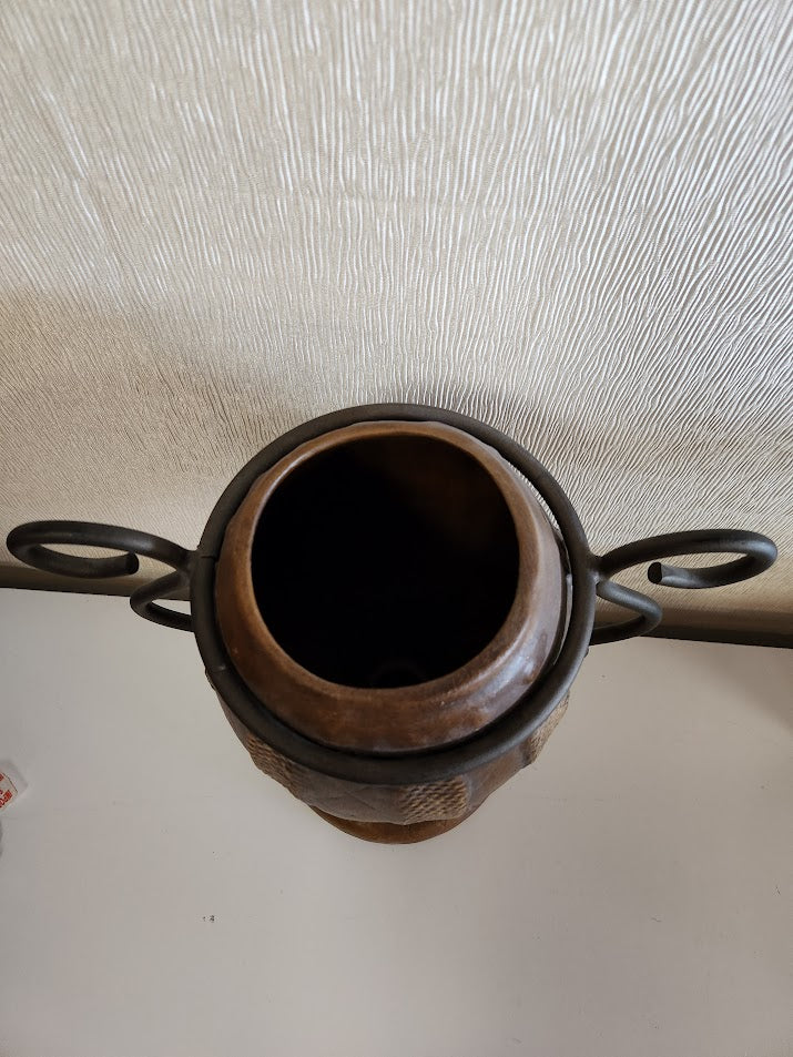 15.5"H urn-style Vase
