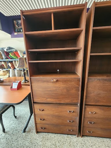 Mid Century Modern Walnut Bookcase
