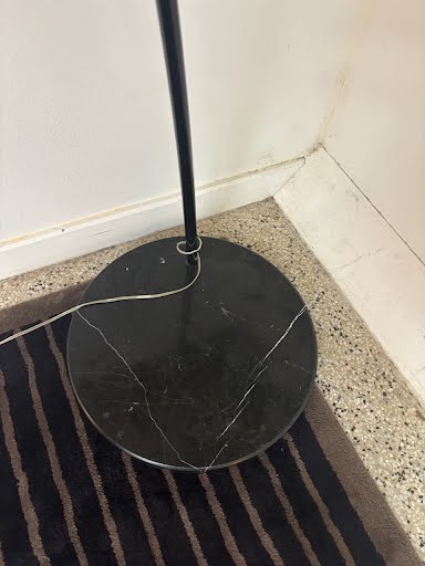Black Marble Floor Lamp