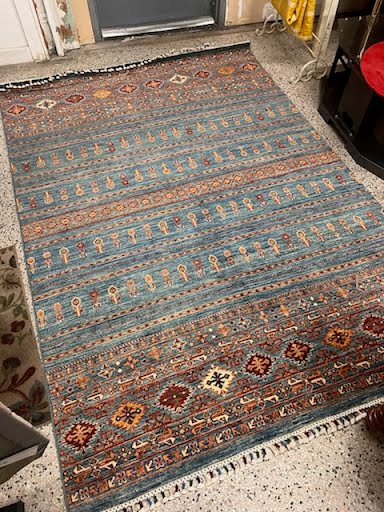 6x8 "Nomadic" Tribal Design Area Rug