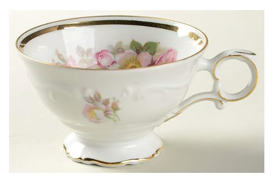 Footed Cup And Saucer China