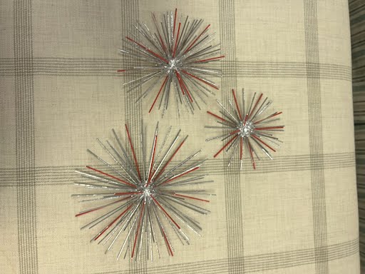 SET OF 3- Spike Wall Art