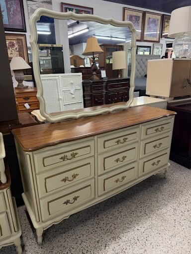 Two Tone French Bed Set