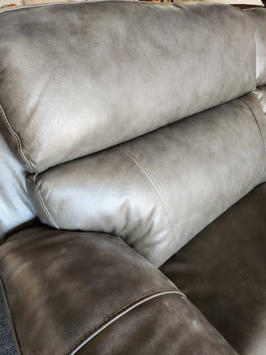 Sectional - 6 Piece Madrid Granite Power Recliner