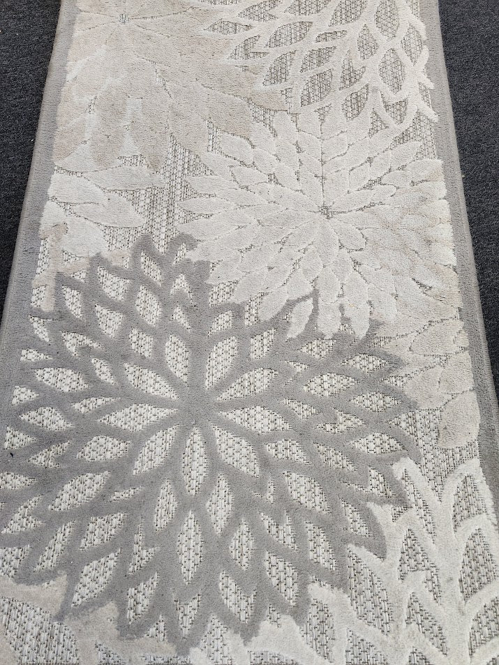 2x12 Gray Area Rug