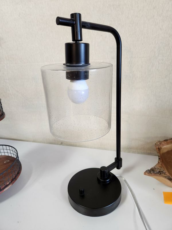 21"H Black Table Lamps