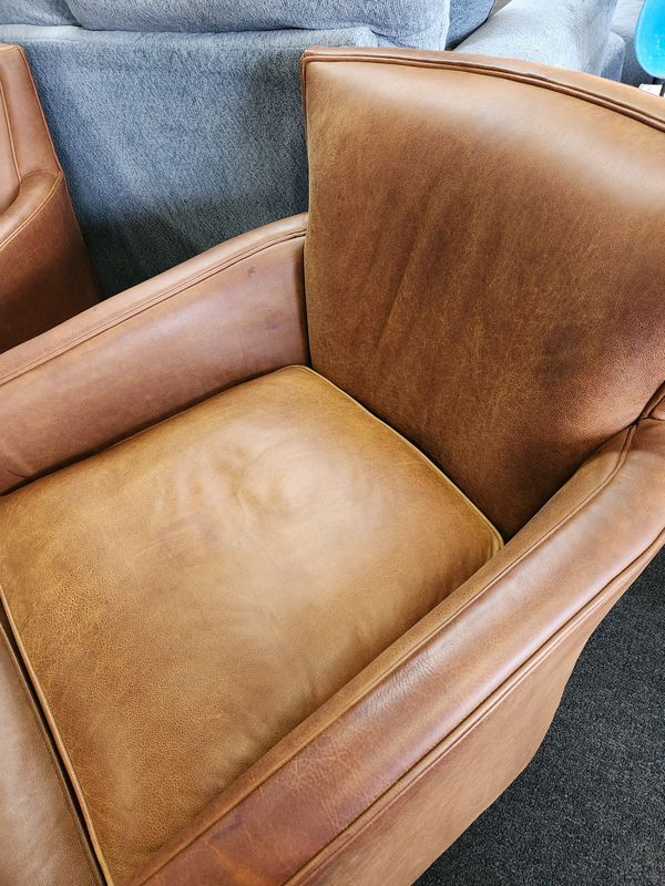Ruby Leather Arhaus Chair