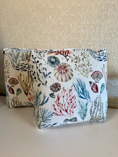SET OF 2 | 20x20" Nat Coral Pillow