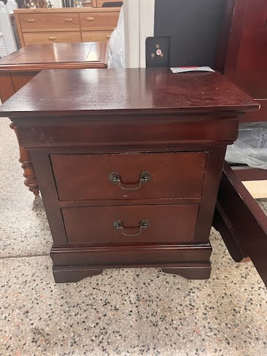 Nightstand Cherry Two Drawer
