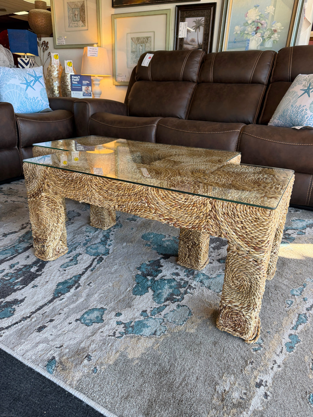 Rush interlocking coffee table