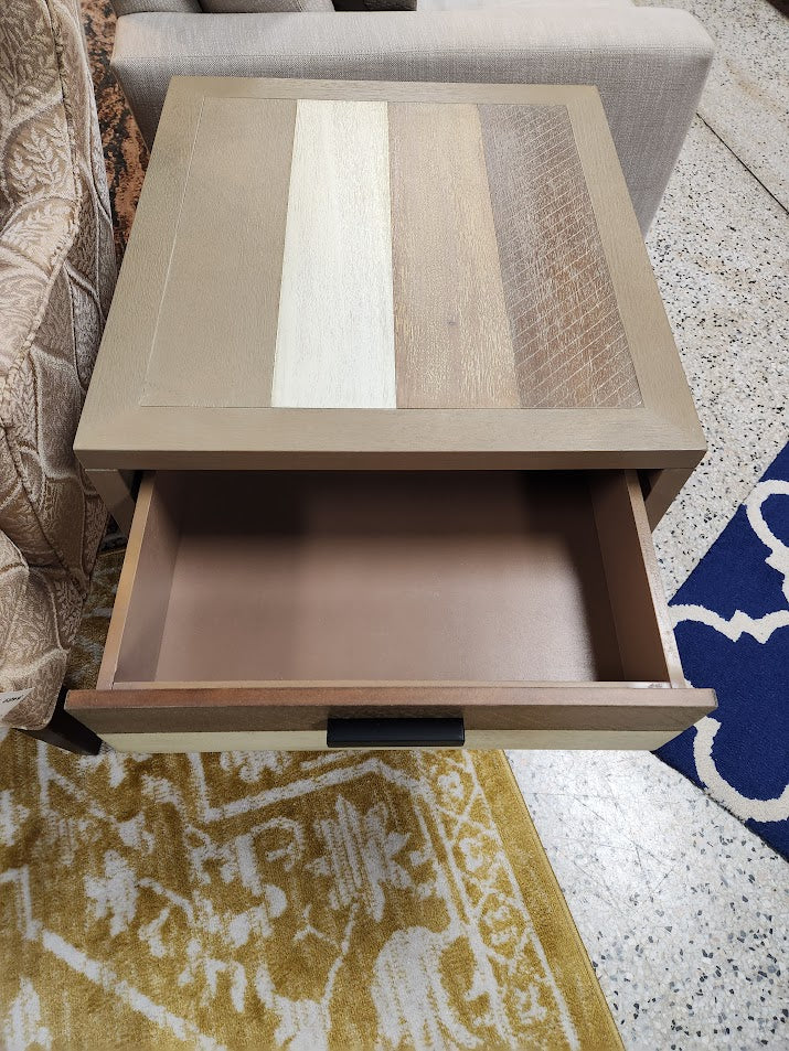 Light Wood Rooms to Go End Table