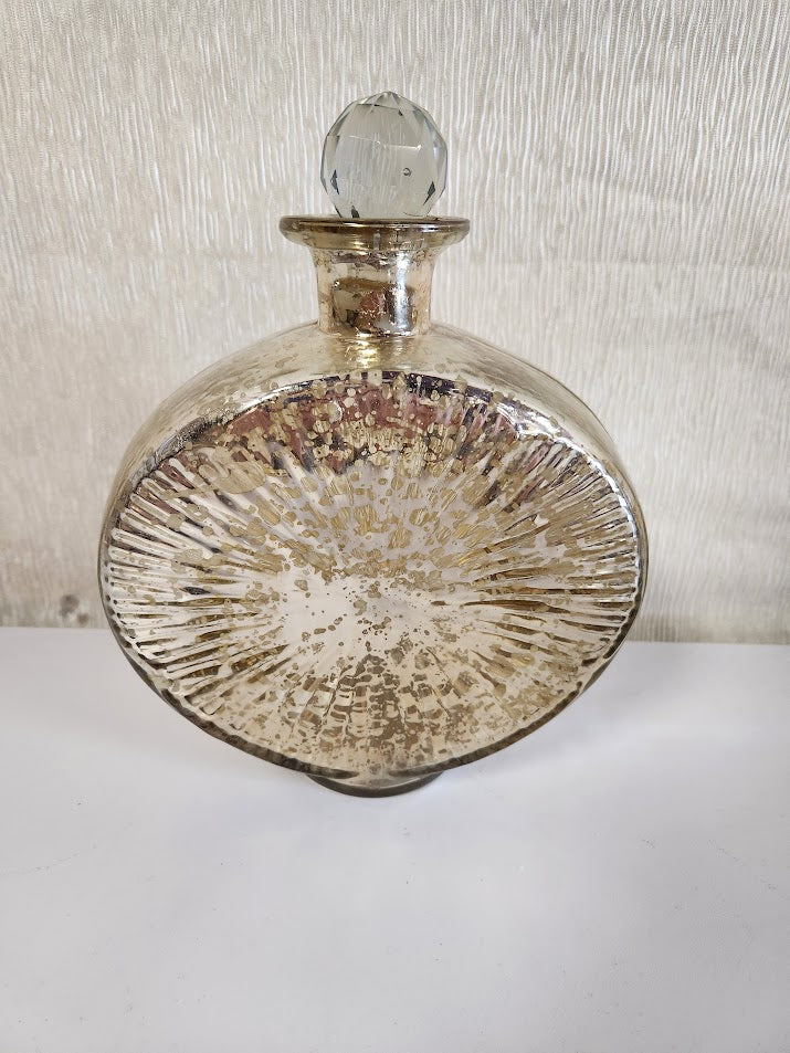 Glass vase With Topper Home Item