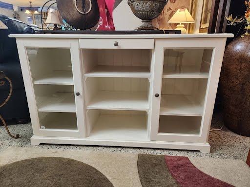 Entertainment Center White Console