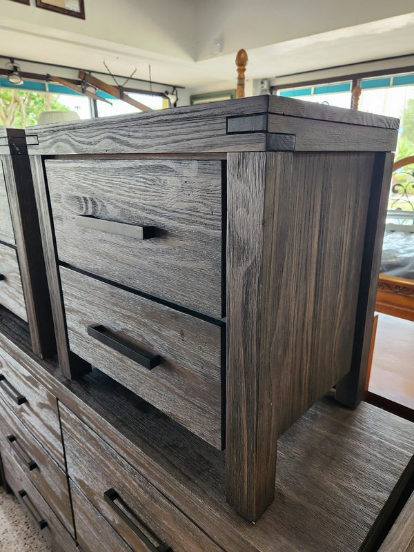 Dresser With Mirror + 2 Nightstands