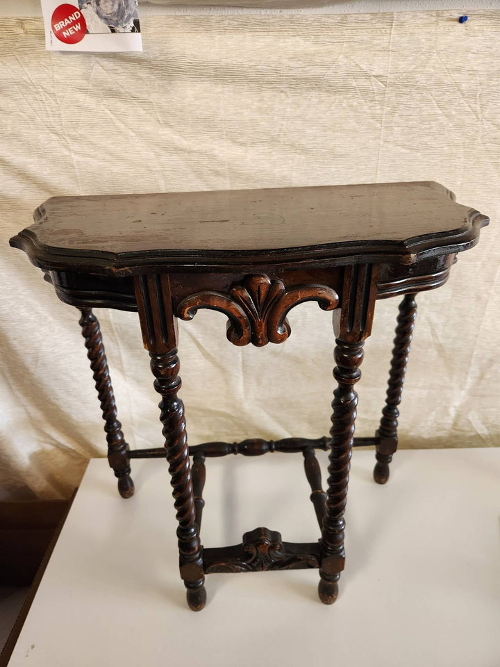 Half Moon Antique Entry Table