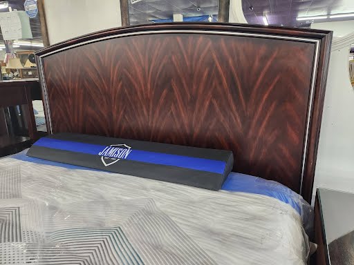 Dark Wood King Bed