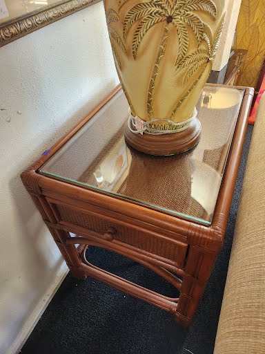 3 Pc Set- Bamboo Coffee Table w. 2 End Tables