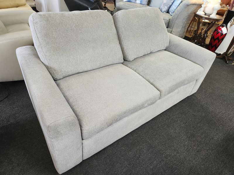 Grey Track Arm Sleeper Sofa