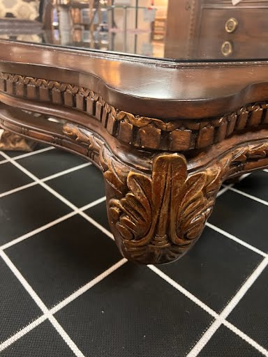 Coffee Table Brown Dark Large