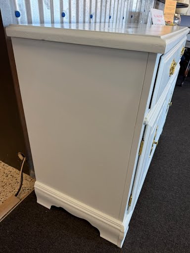 Re-Finished Light Blue Side Board