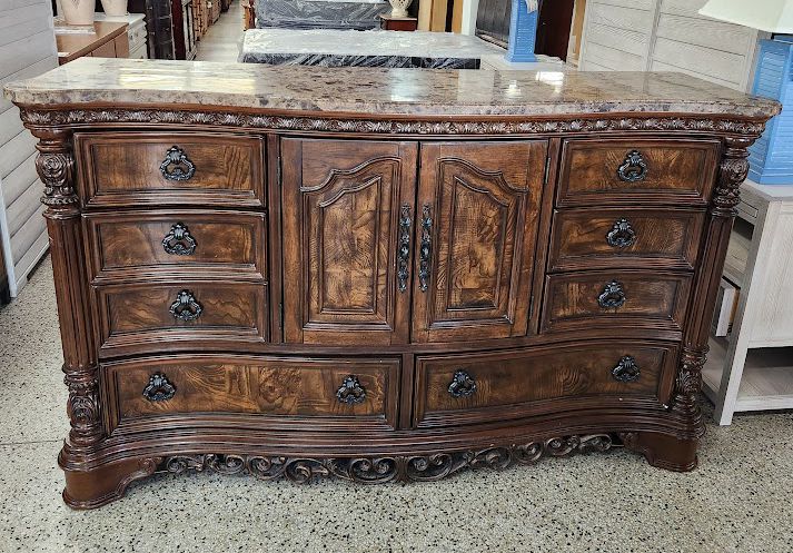 Dresser With Marble Top