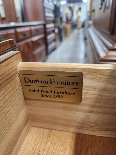 Durham Furniture High Chest Oak 9 Drawers