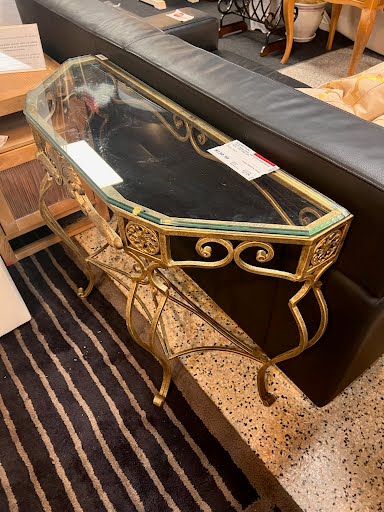 Half Moon Sofa Table