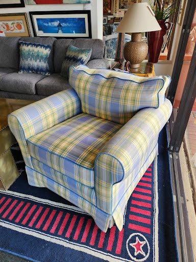 Plaid Armchair