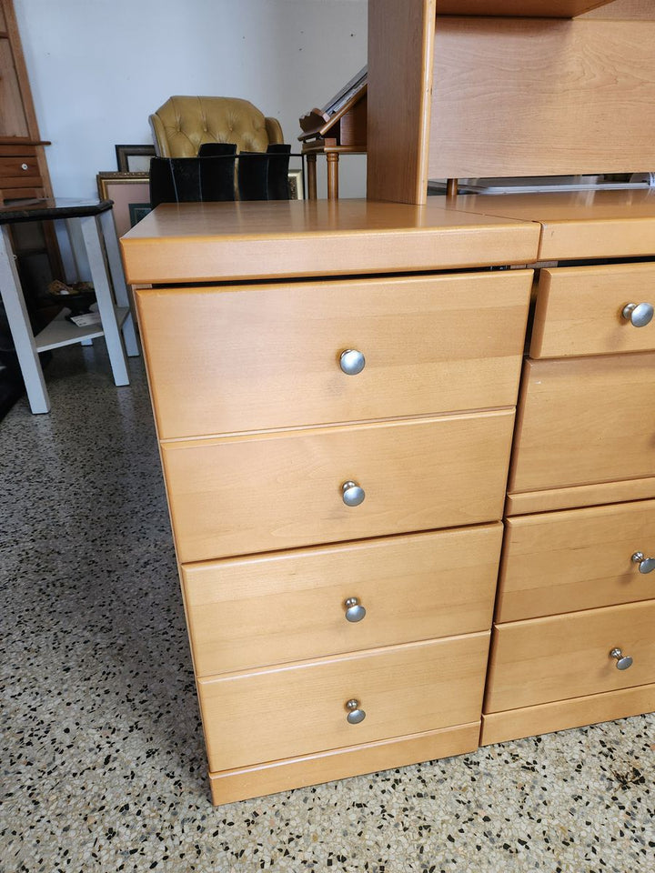 Maple Two Drawer File Cabinet