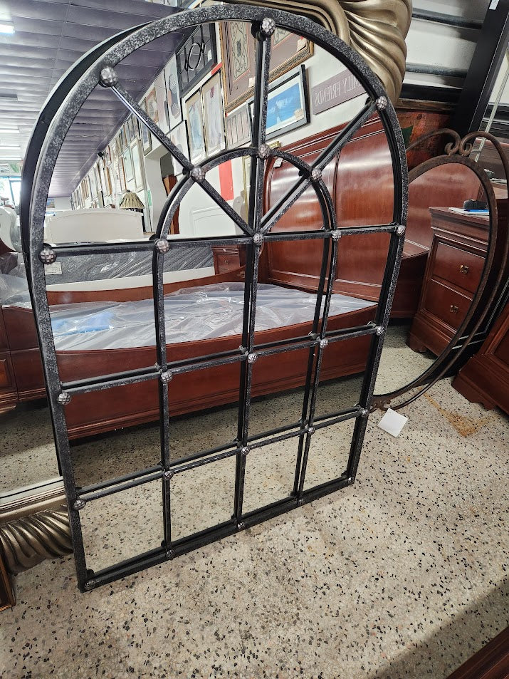 Arched Metal Mirror