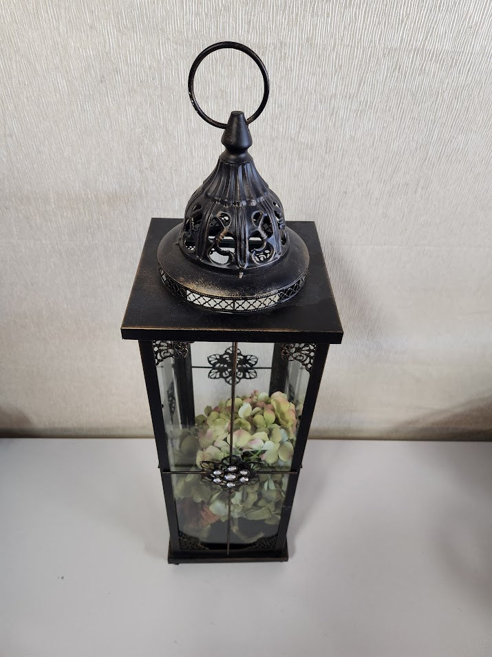 28" Decorative Metal Lantern