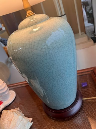 Table Lamp Blue/Teal