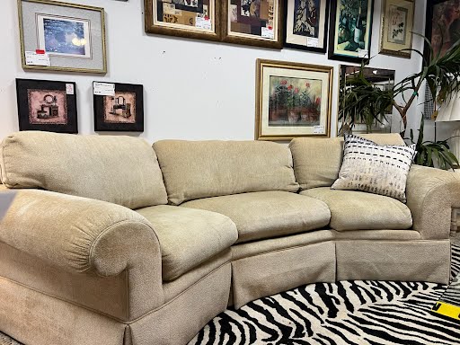 Half Moon Beige Sofa