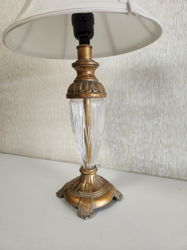 Small Crystal Table Lamp
