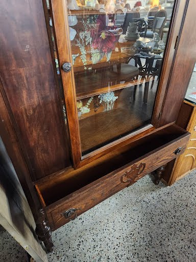 Repurposed Antique Cabinet/Display Unit