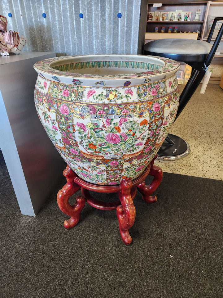 Handpainted Plant Stand